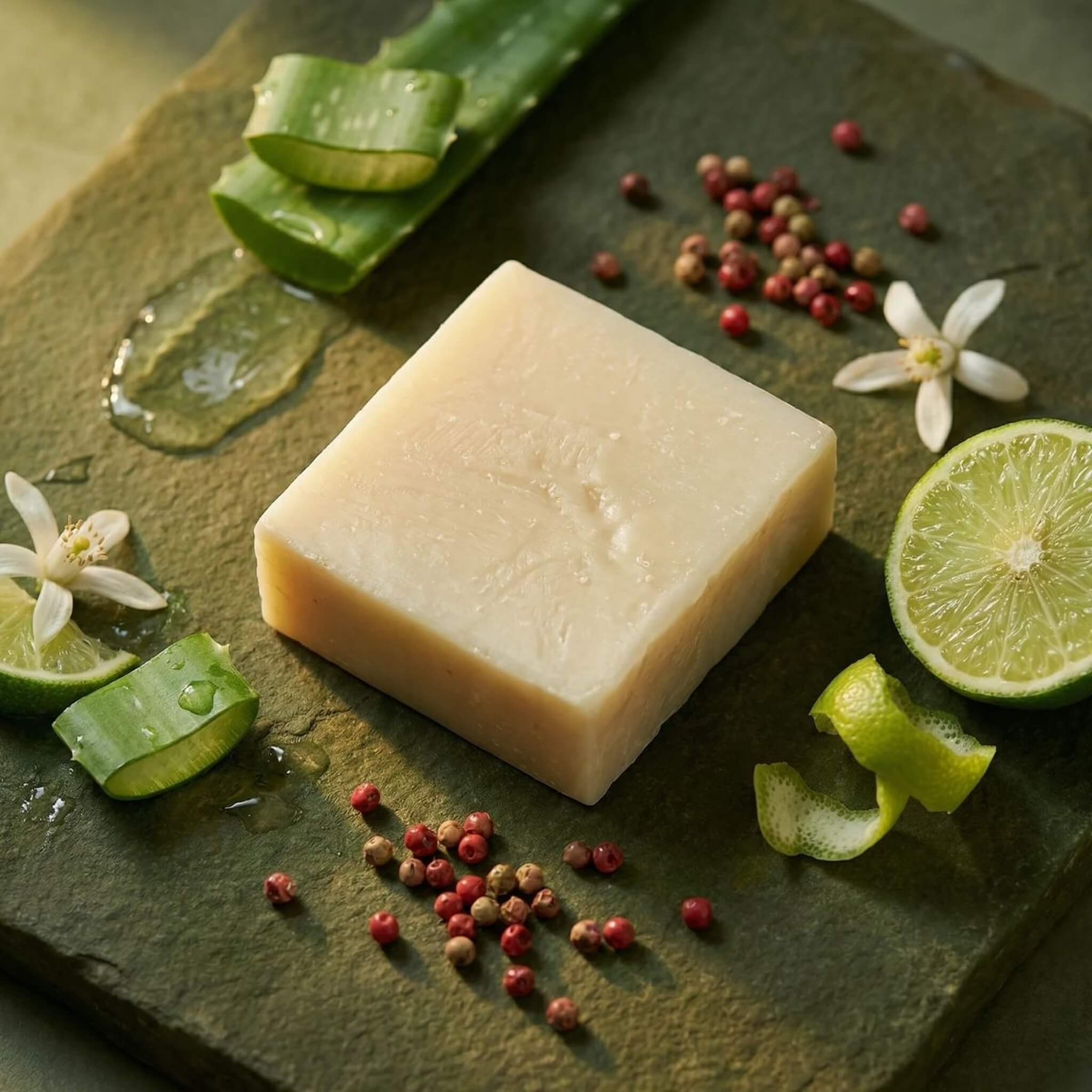 Sæbe, Fresh Lime and Aloe, 135 g.