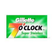 7 O'Clock Super Stainless DE-Barberblade, Grøn, 2x5 stk. (10 stk.)