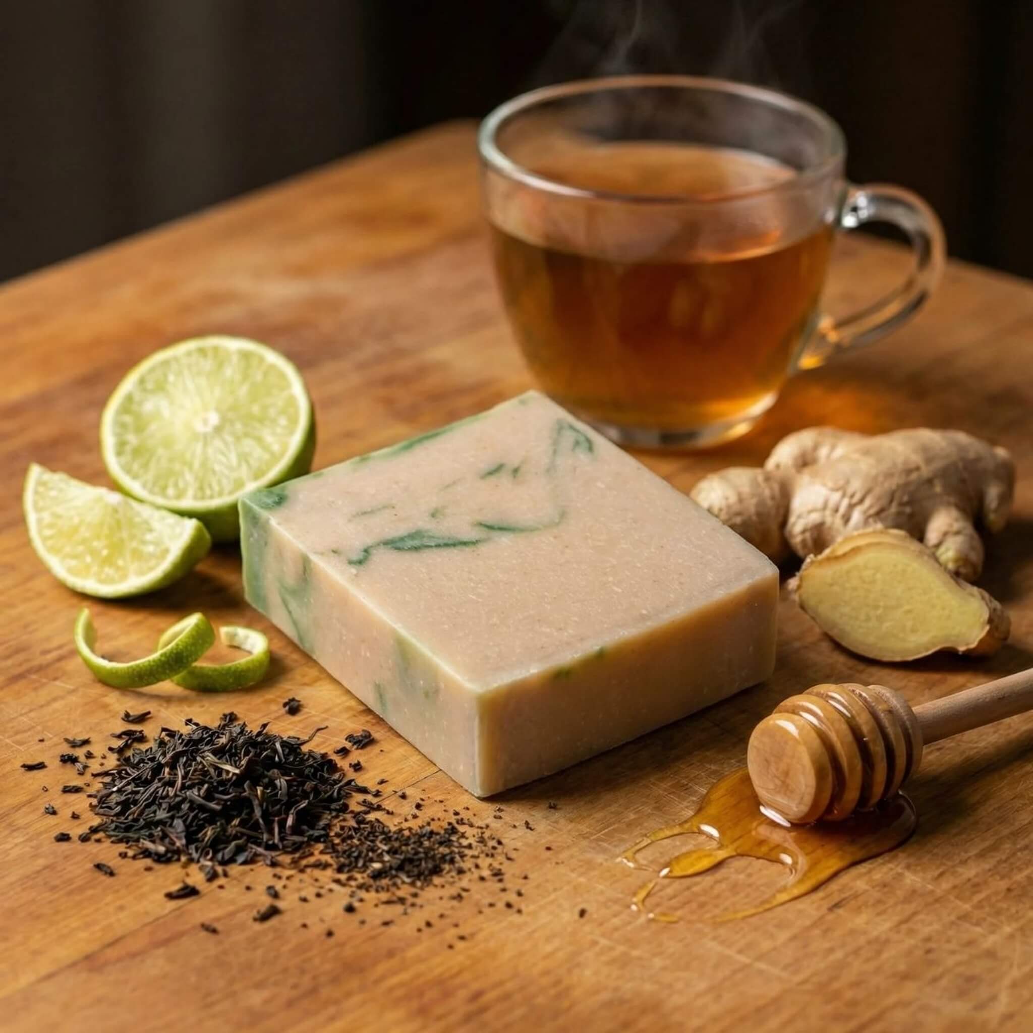 Sæbe, Ginger Honey Tea, 135 g.