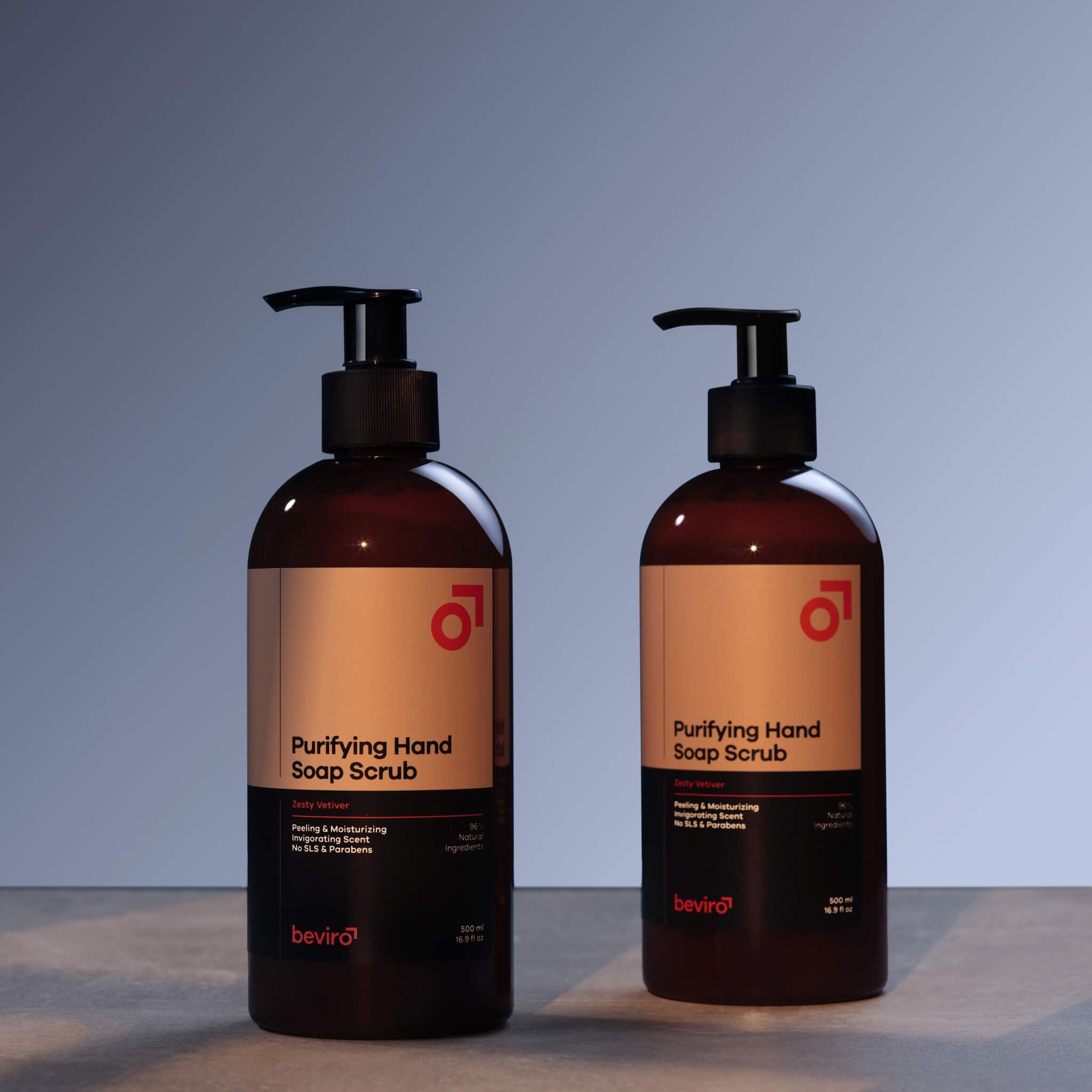 Purifying Hand Soap Scrub, Zesty Vetiver, 500 ml.