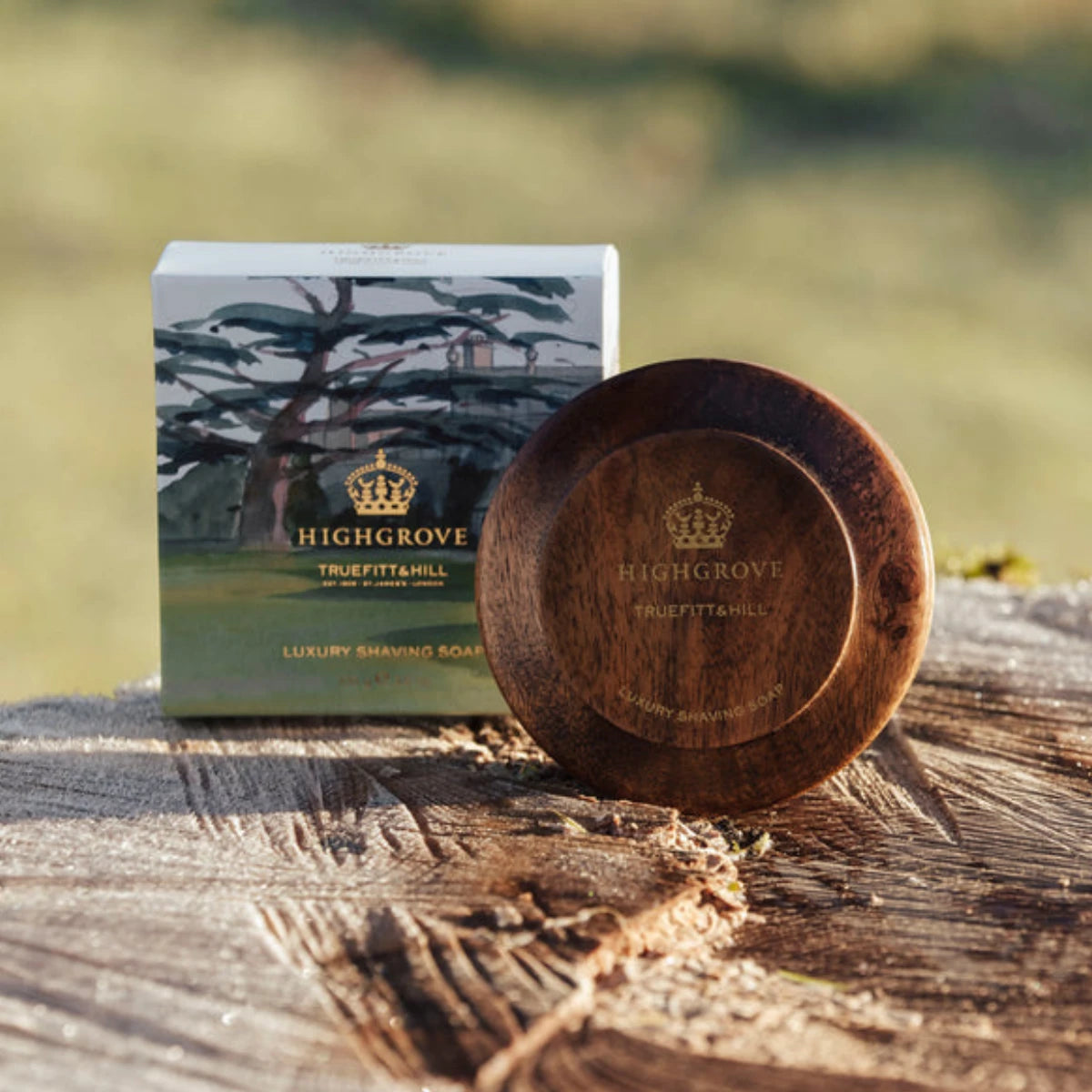 Barbersæbe i træskål, Highgrove, 100 g.