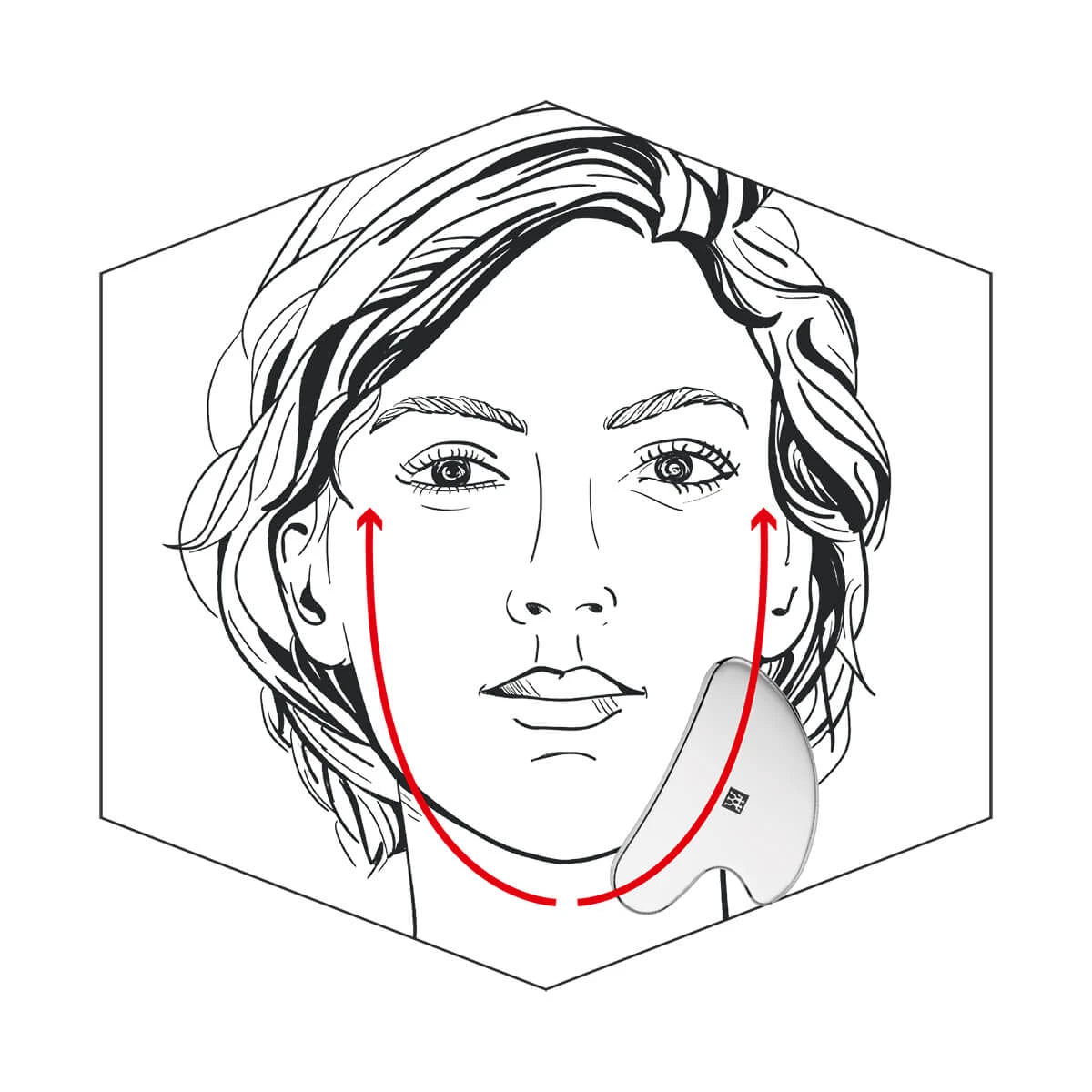 Facial Massager, Rustfrit Stål