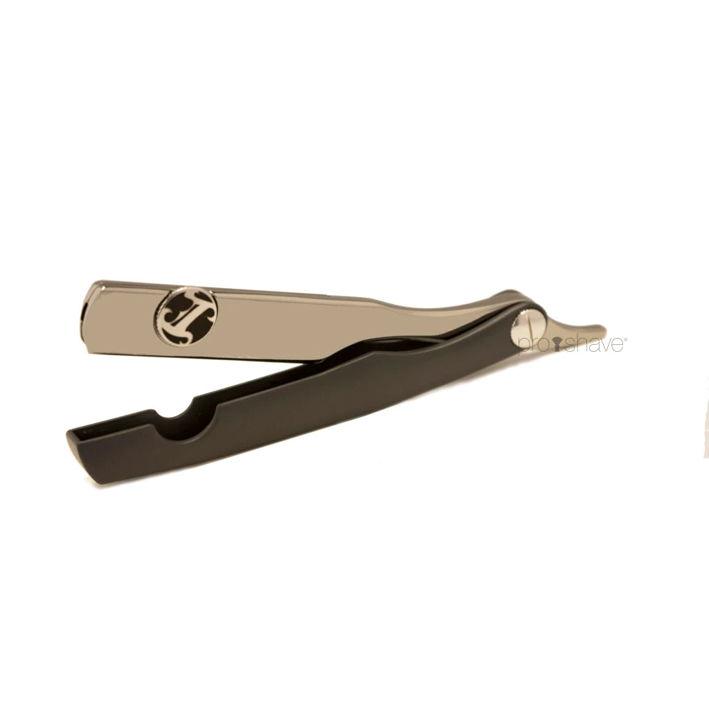 Straight razor, Matte Black & Gun Metal
