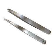 Pincetter, Flad og Spids, Stainless Steel