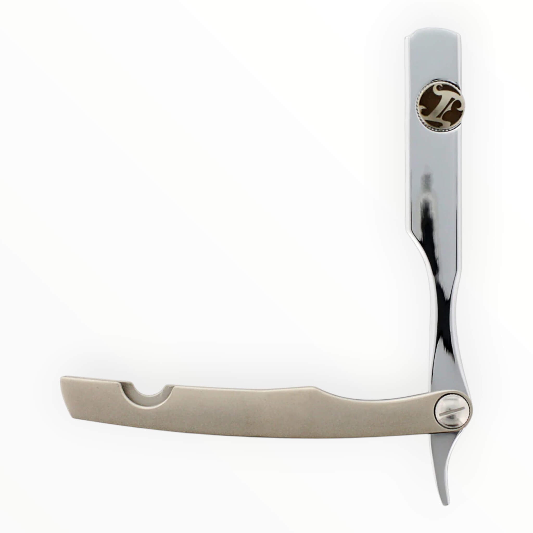 Straight Razor, Nickel & Chrome