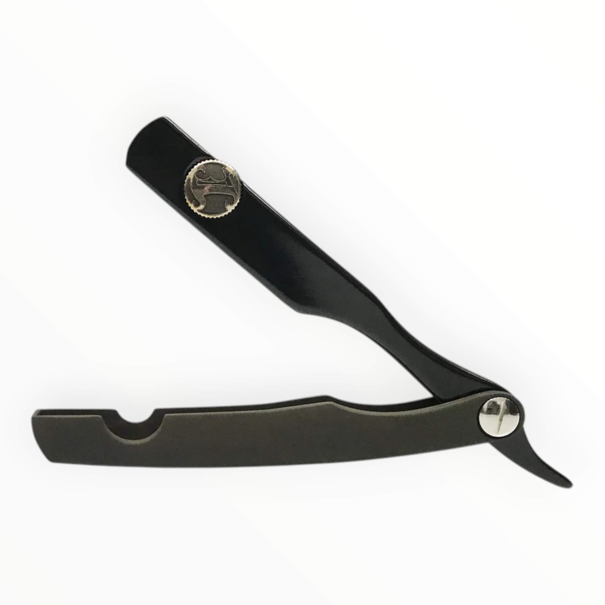 Straight razor, Cerakote finish, Black