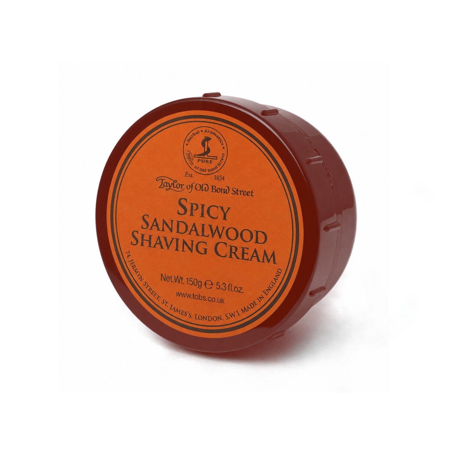 Taylor Of Old Bond Street Barbercreme, Spicy Sandeltræ, 150 gr.