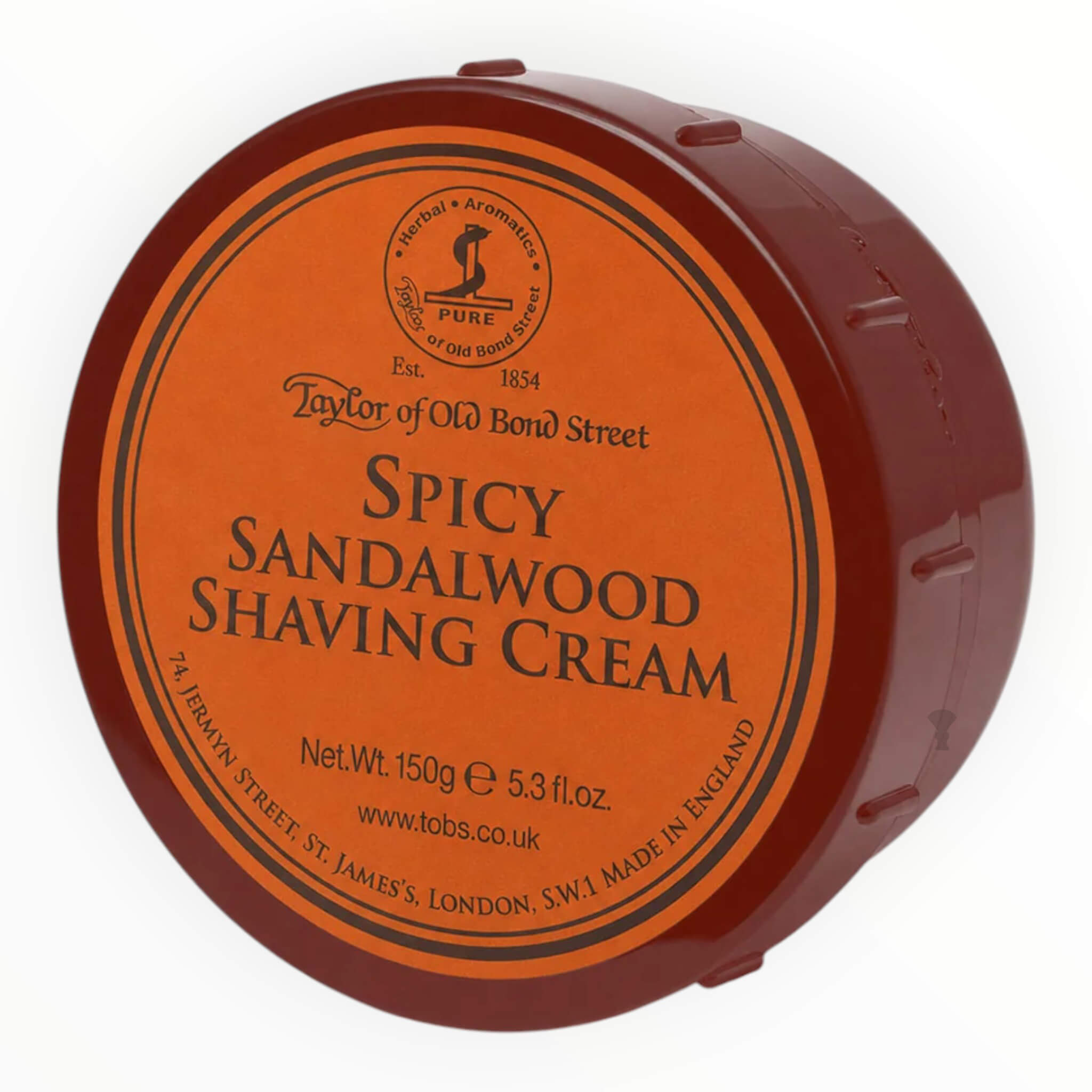 Taylor Of Old Bond Street Barbercreme, Spicy Sandeltræ, 150 gr.