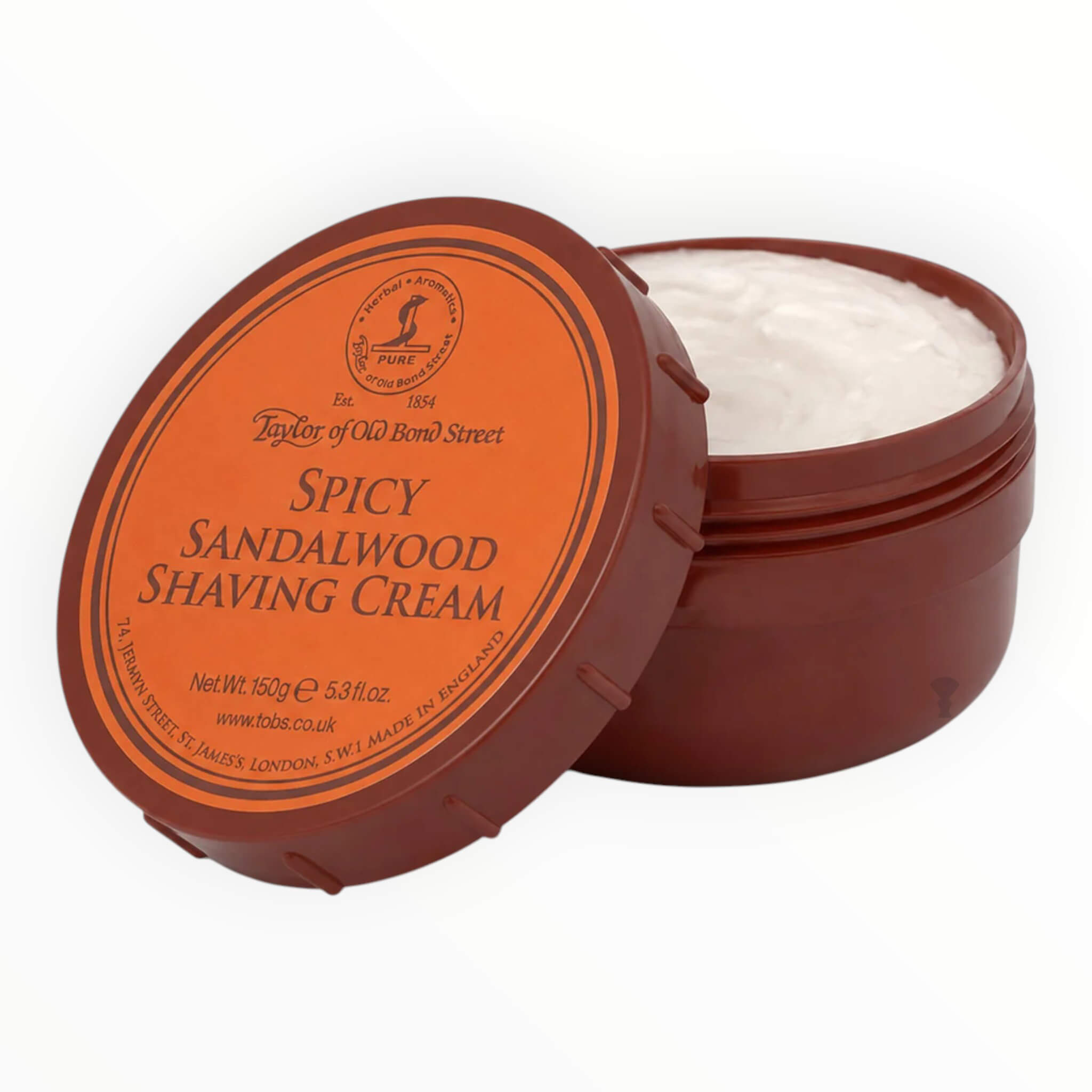 Taylor Of Old Bond Street Barbercreme, Spicy Sandeltræ, 150 gr.