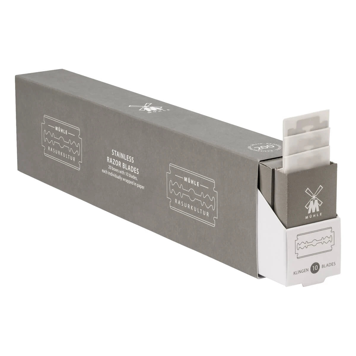 DE-Barberblade, 1 Stang, 20x10 stk. (200 stk.)