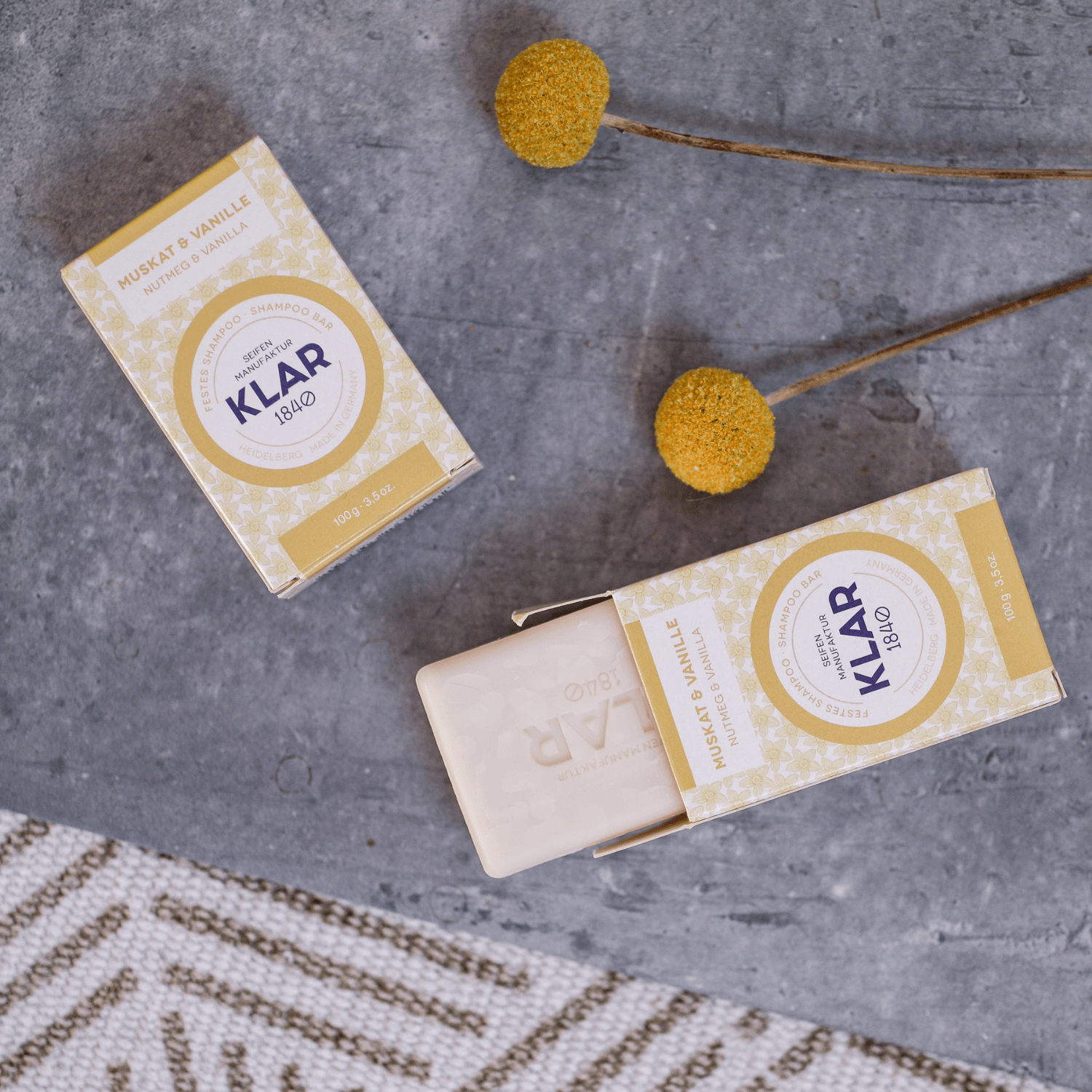 Shampoo Bar, Muskatnød & Vanilje, 100 gr.
