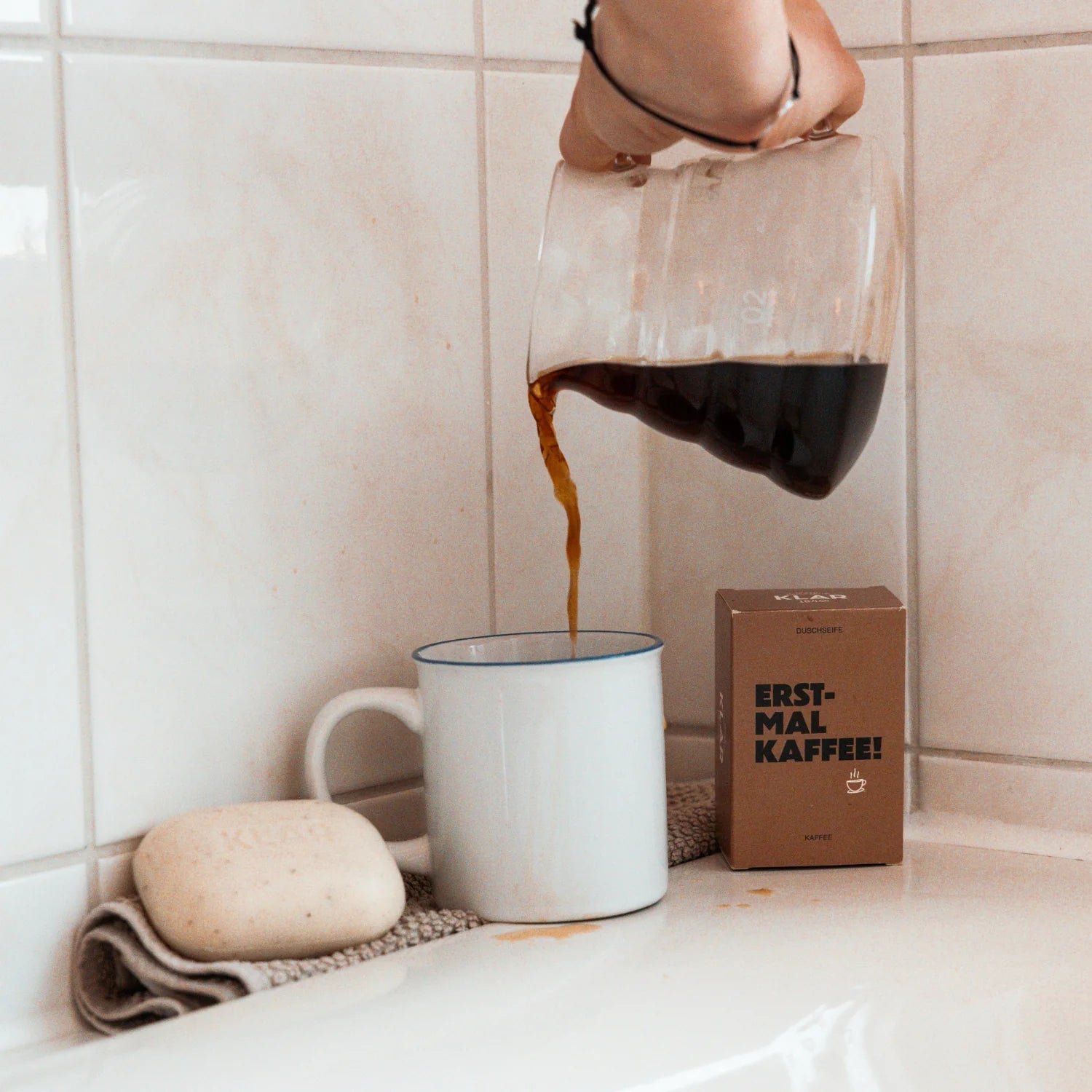 Badesæbe til Krop & Hænder, Kaffe, 135 gr.