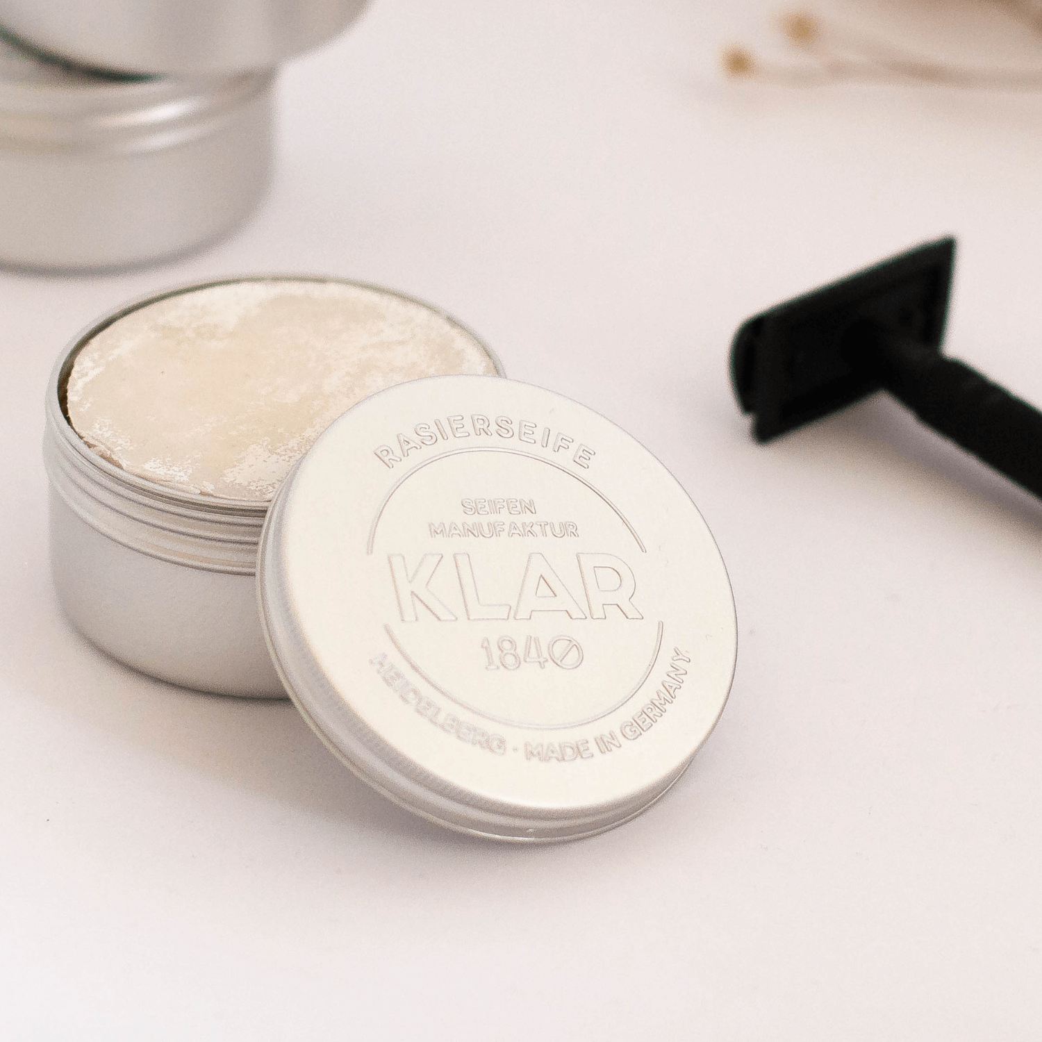 Barbersæbe Mandel, 110 gr.