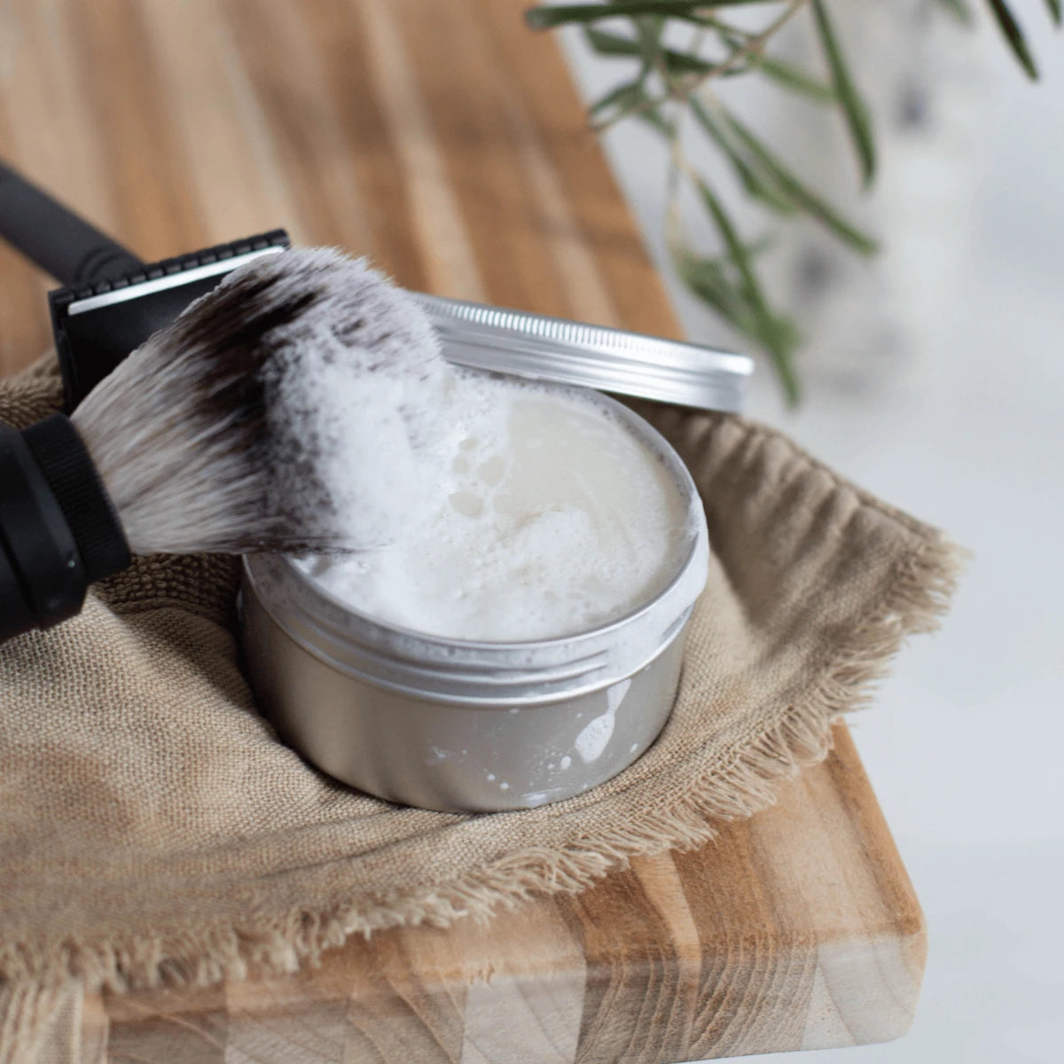 Barbersæbe Sandeltræ, 110 gr.