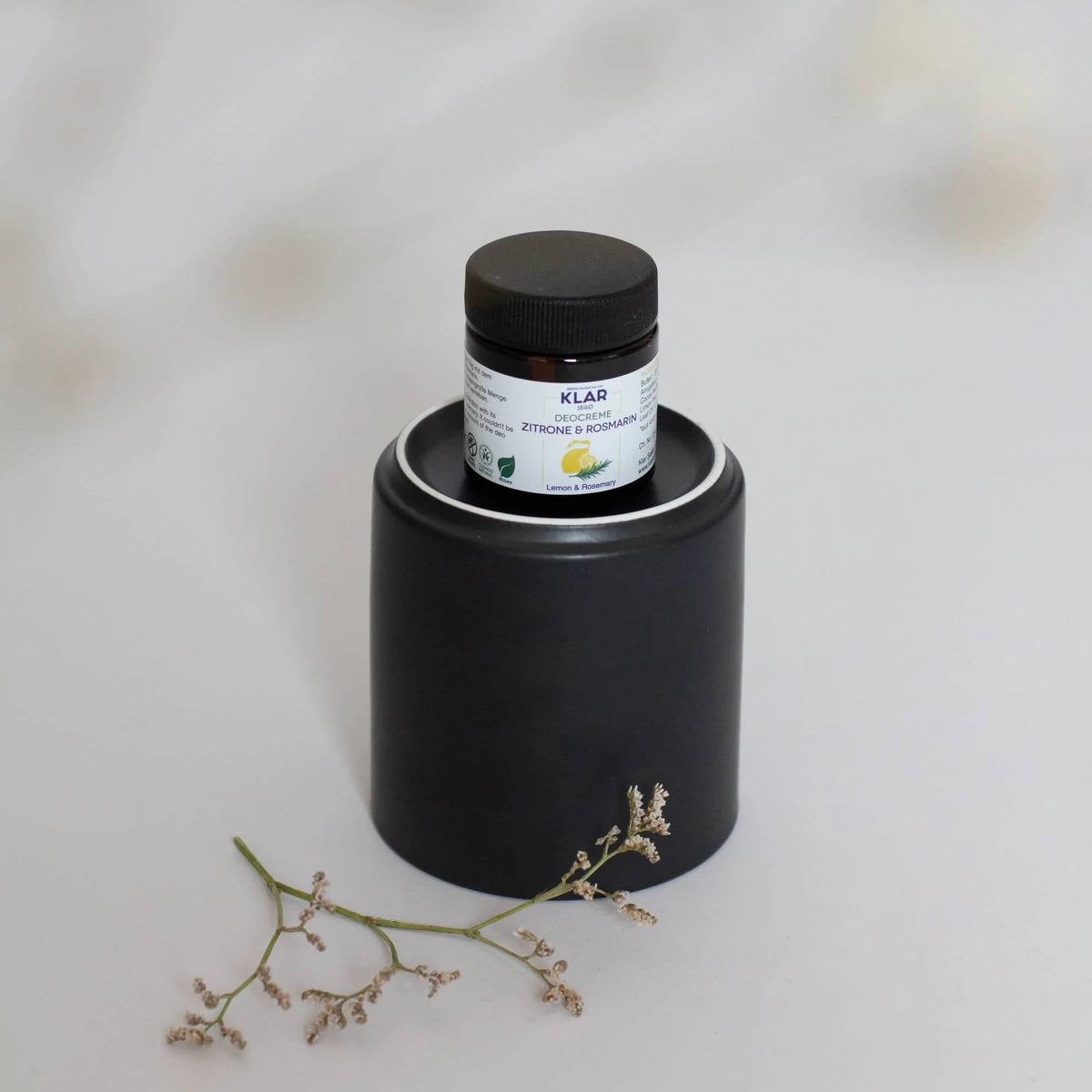 Deodorant Creme, Citron & Rosmarin, 30 ml.