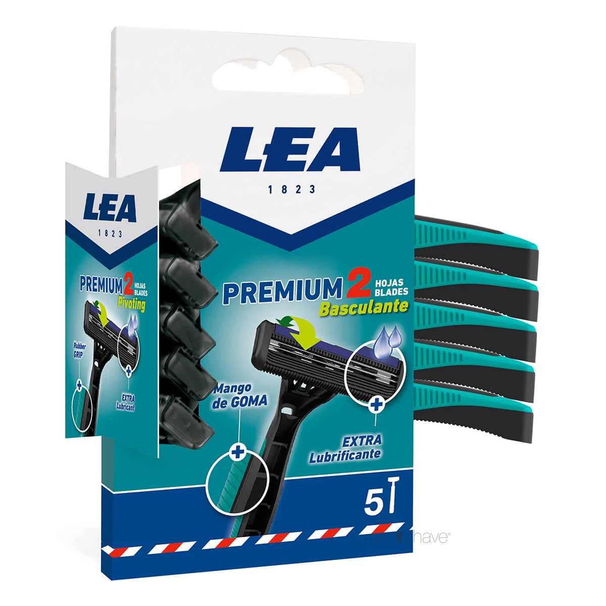 Engangsskrabere, Premium 2, Fleksibelt hoved, 5 stk.
