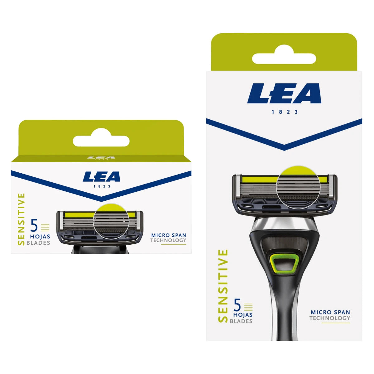 Sensitive 5 Sæt, Skraber & Barberblade