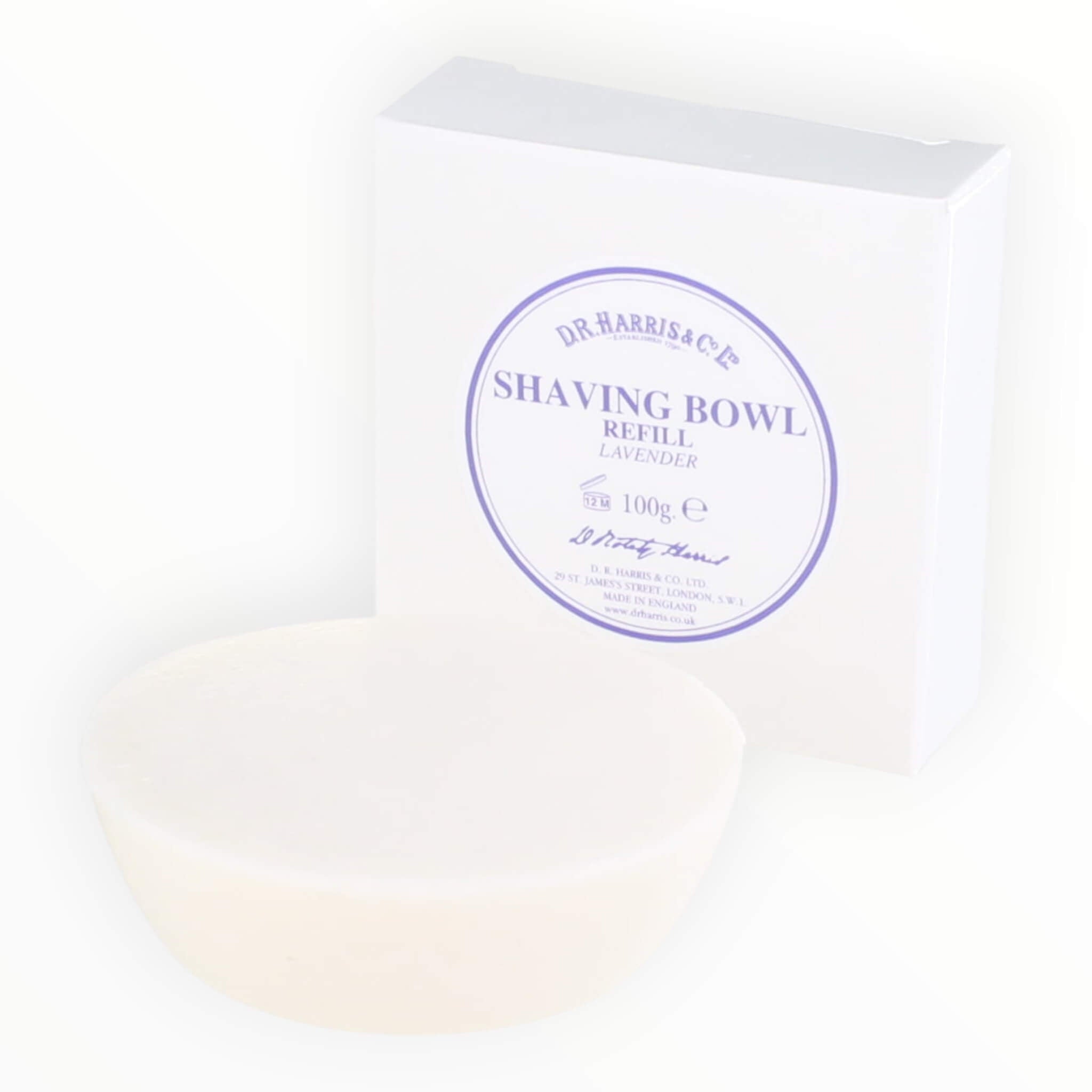 Lavendel Barbersæbe, Refill, 100 gr.