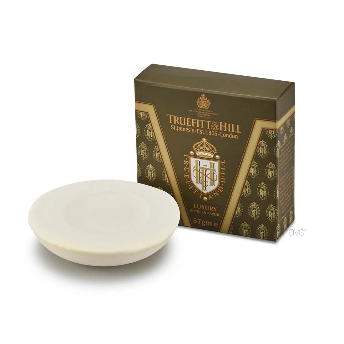 Barbersæbe refill, Luxury, 57 gr. (til scuttle)