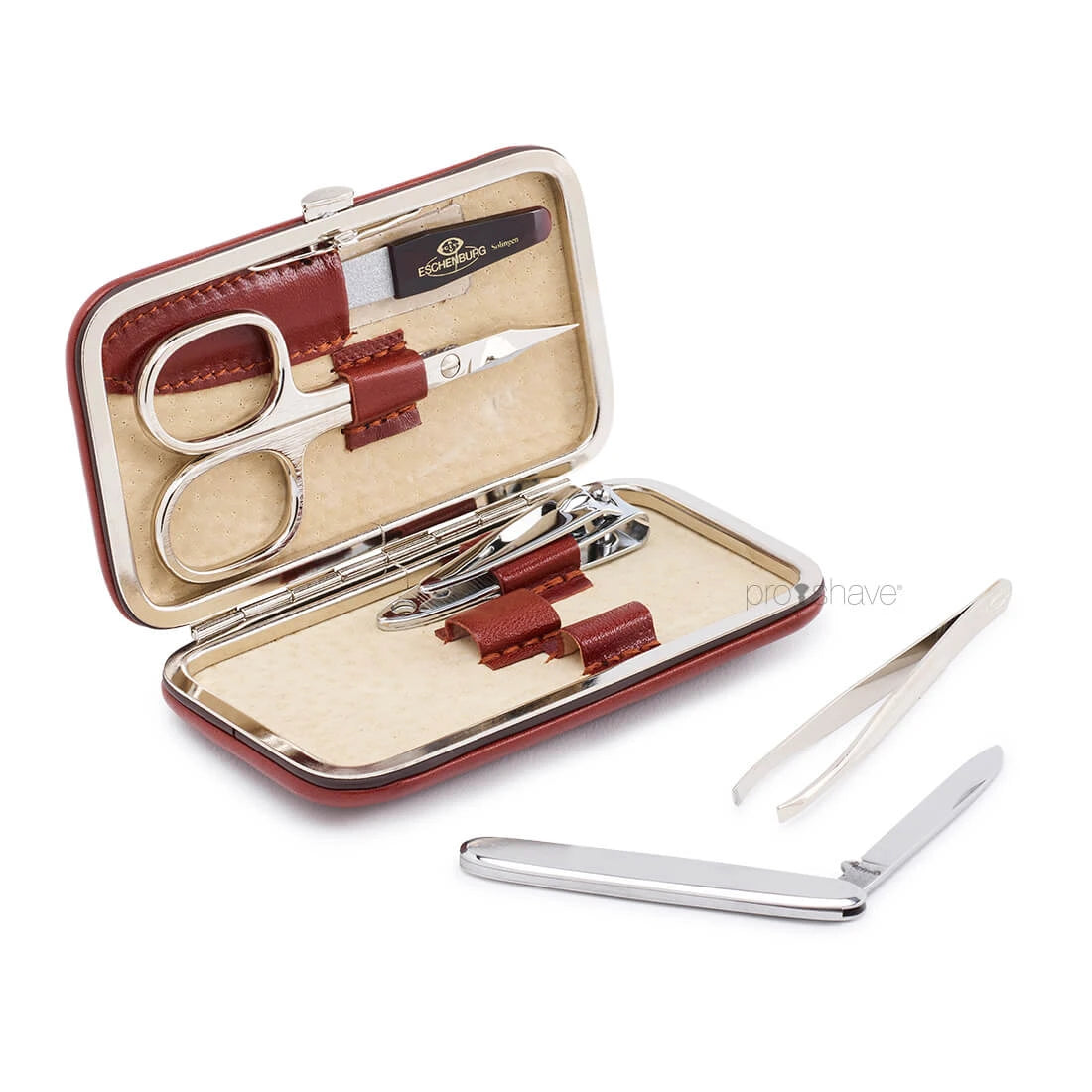 Medium Manicuresæt, 5 dele, Brun