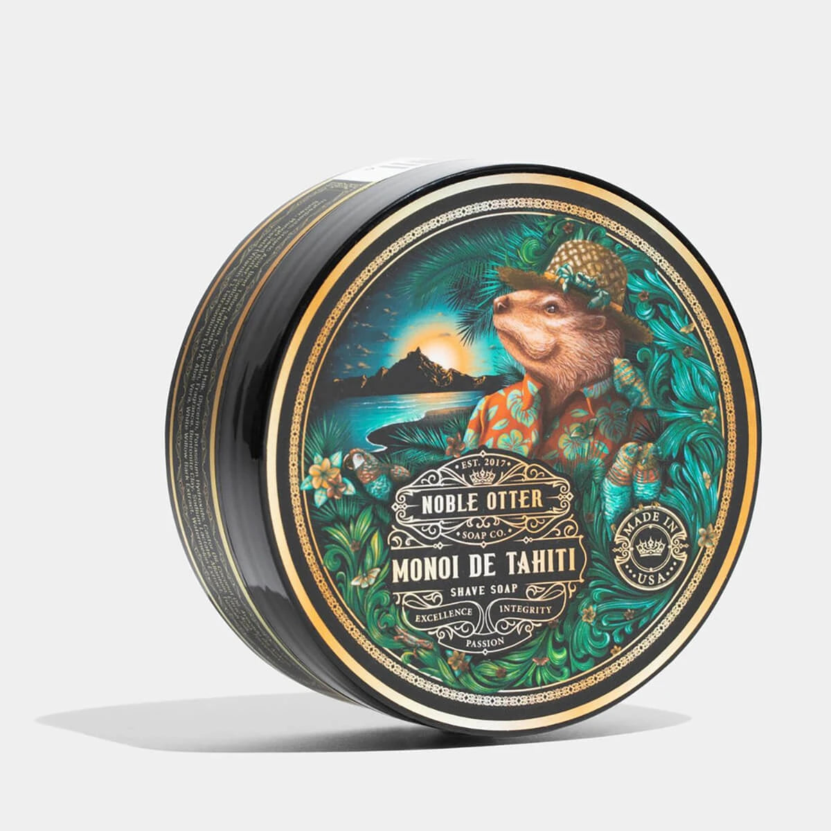 Barbersæbe, Monoi de Tahiti, 118 ml.