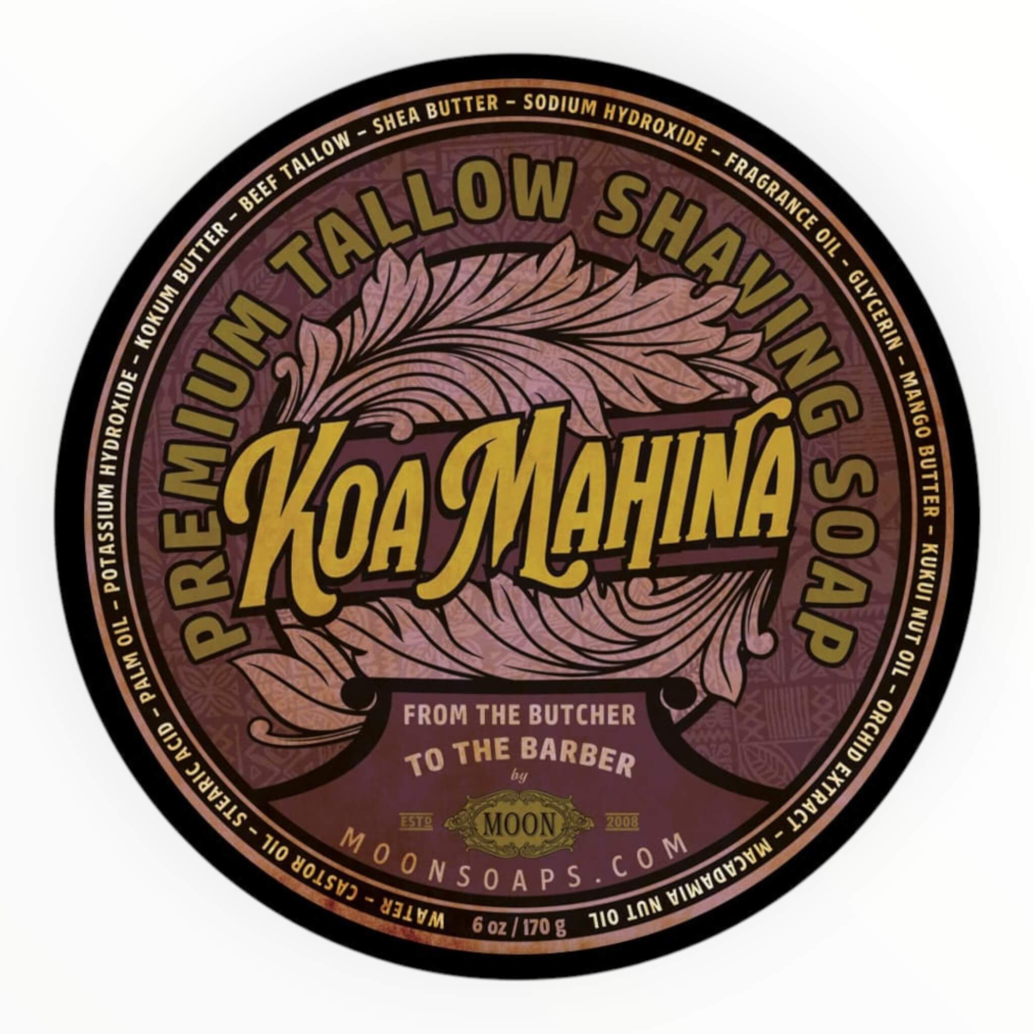 Barbersæbe, Koa Mahina, 170 g.