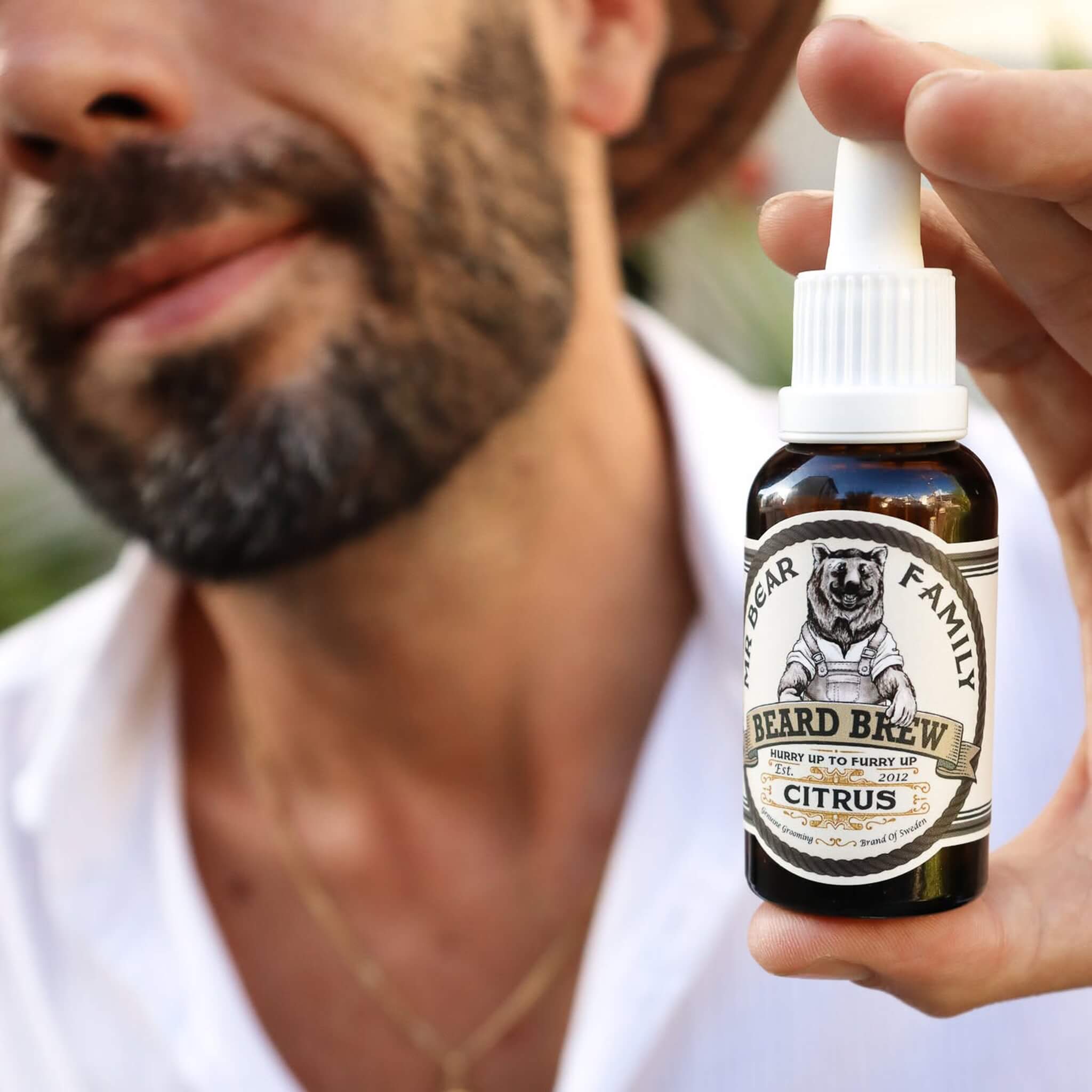 Skægolie, Beard Brew Oil, Citrus, 30 ml.