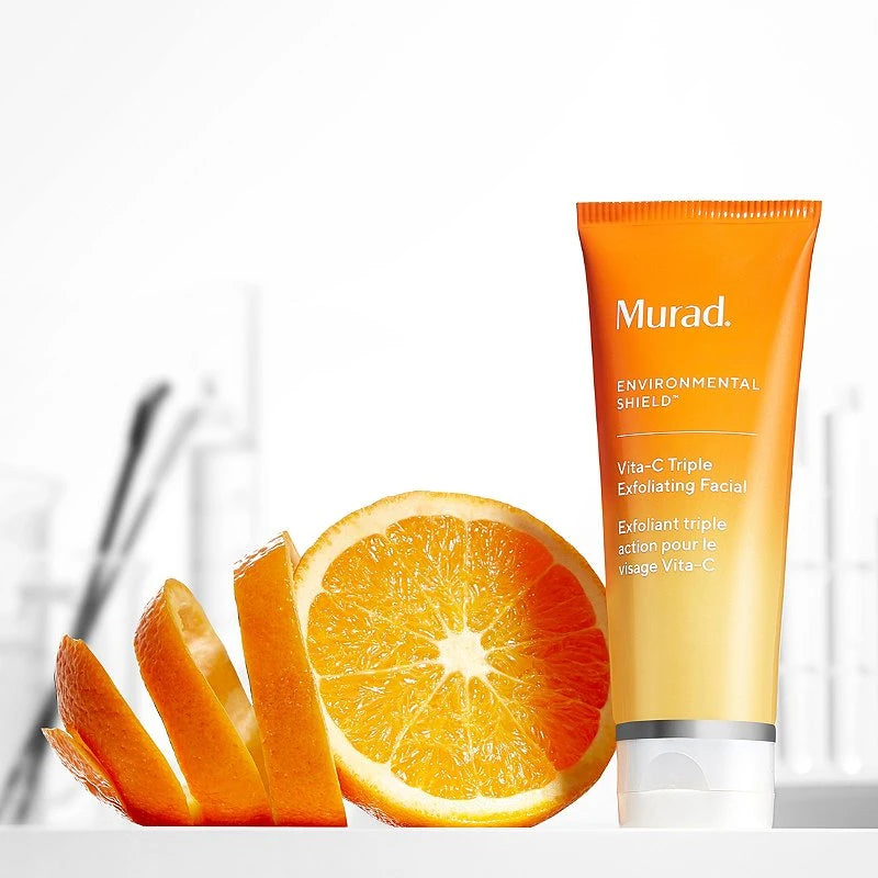 Vita-C Triple Exfoliating Facial, Environmental Shield, 60 ml.