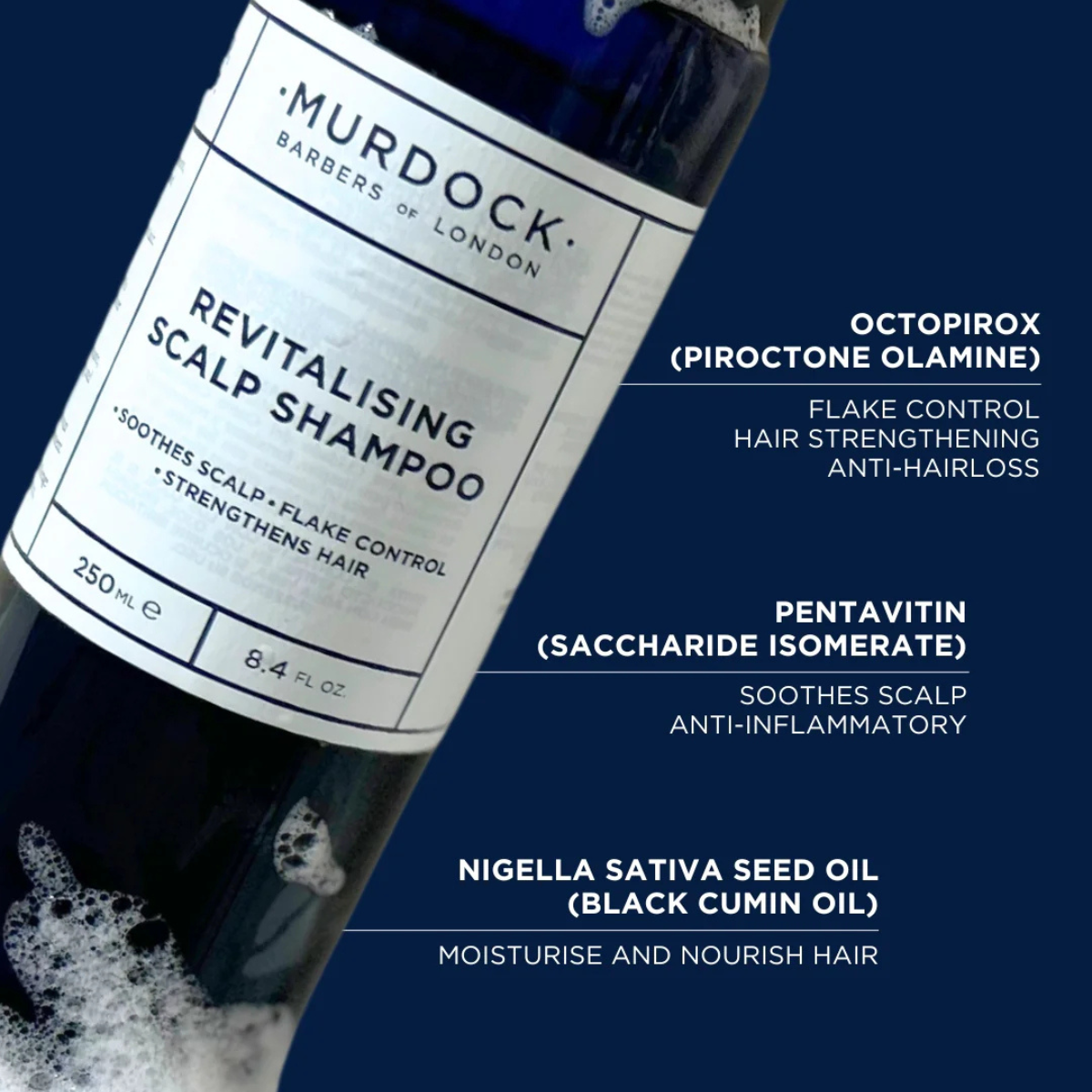 Revitalising Scalp Care Shampoo, 250 ml.