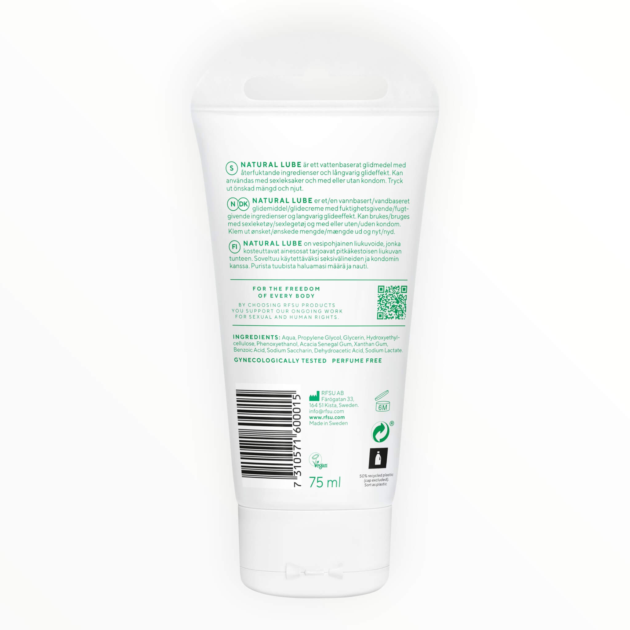 Klick Natural Glide - Glidecreme, 100 ml.