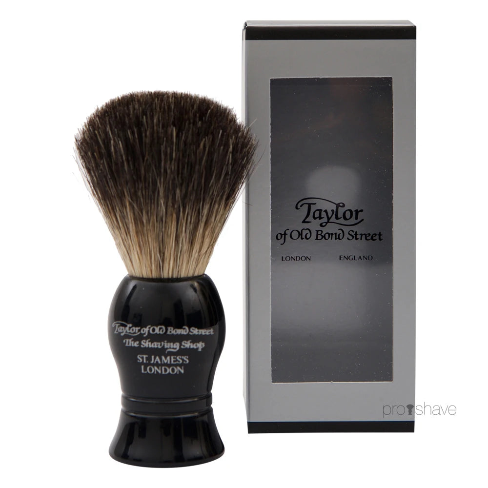 Barberkost, Pure Badger, Starter, M, Sort