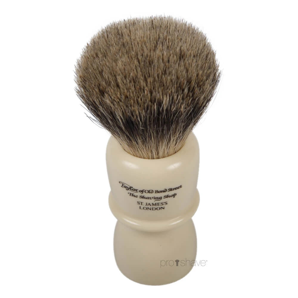 Barberkost, Pure Badger, Classic, XL, Høj, Ivory