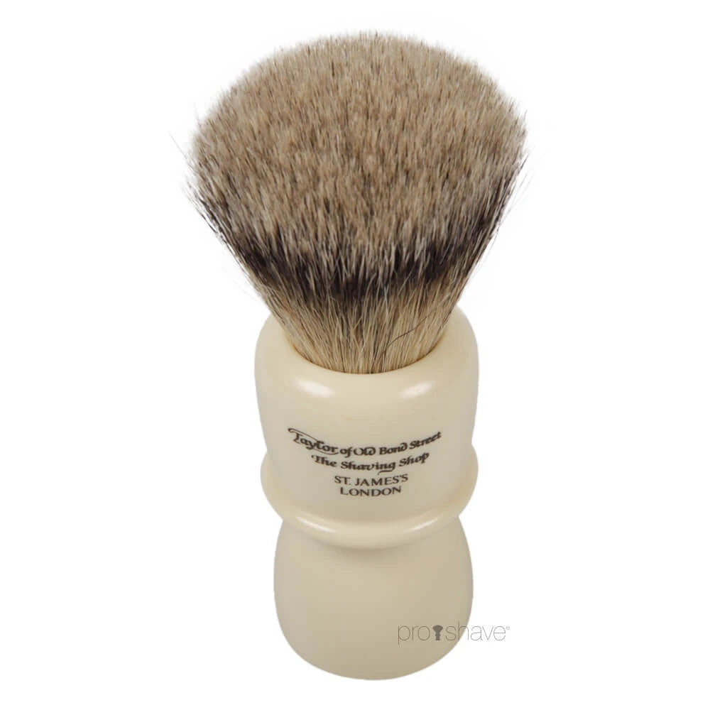 Barberkost, Pure Badger, Classic, XL, Høj, Ivory