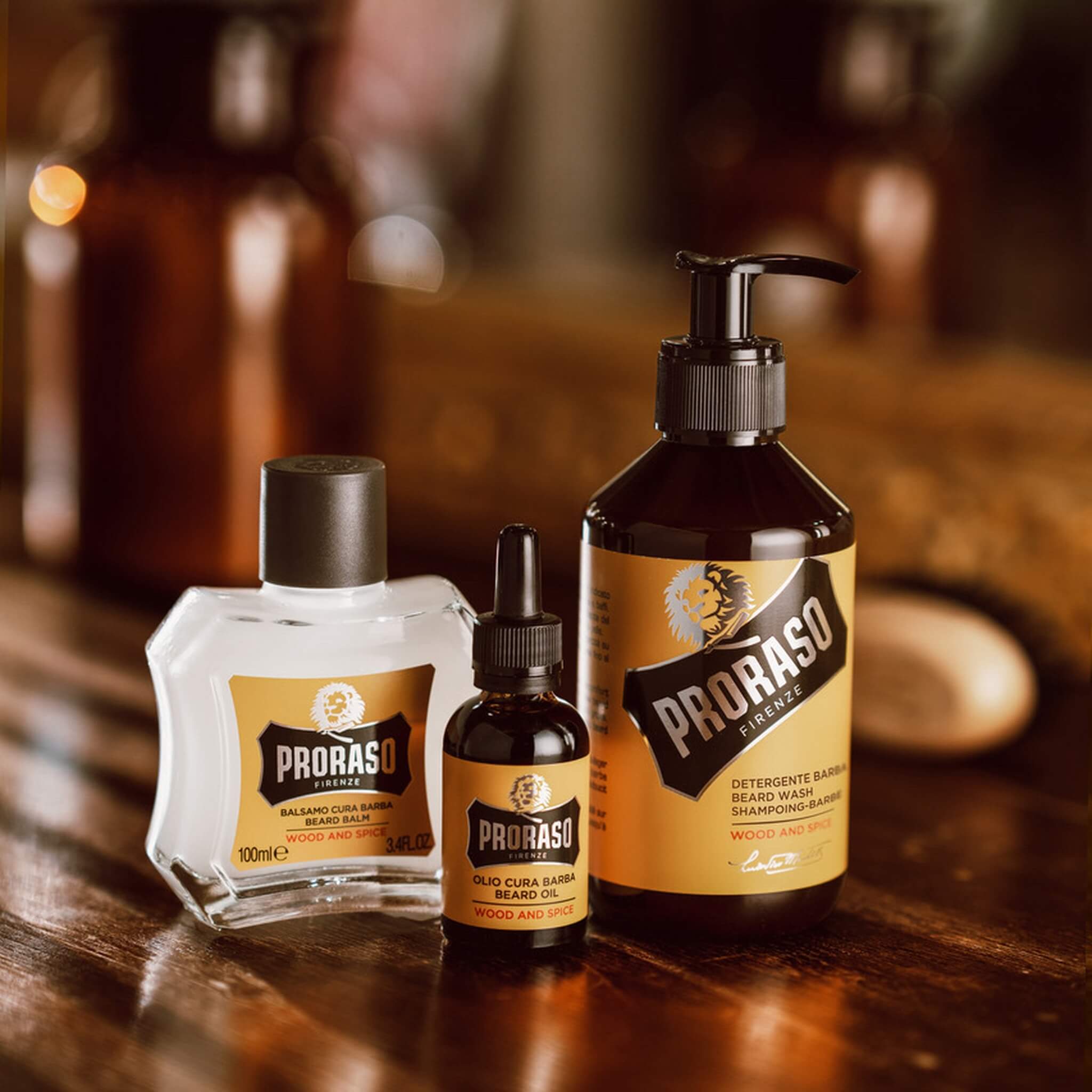Skægshampoo, Wood & Spice, 200 ml.