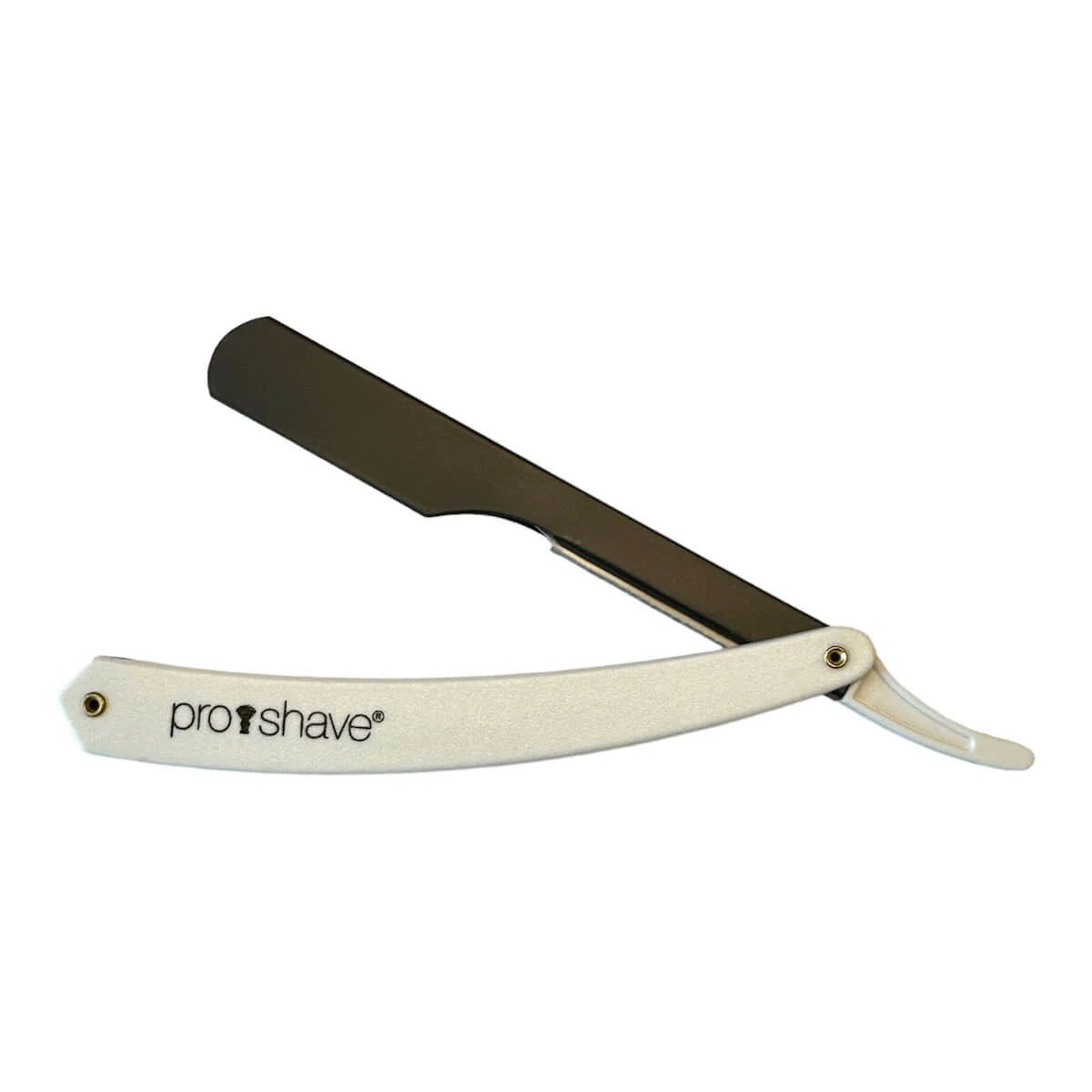 Straight Razor til udskiftelige blade, P2, Hvid + 100 Derby Klinger