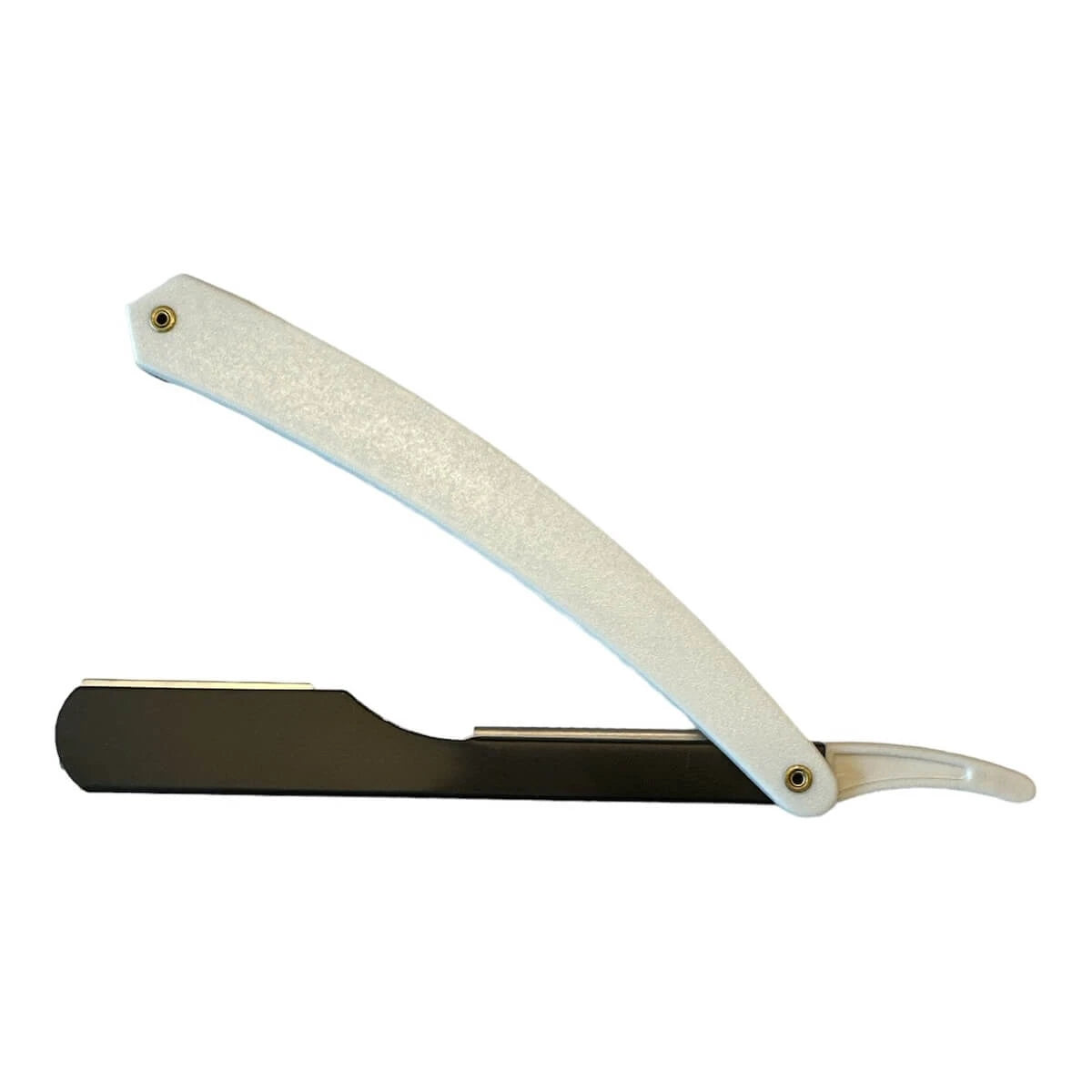Straight Razor til udskiftelige blade, P2, Hvid + 100 Derby Klinger