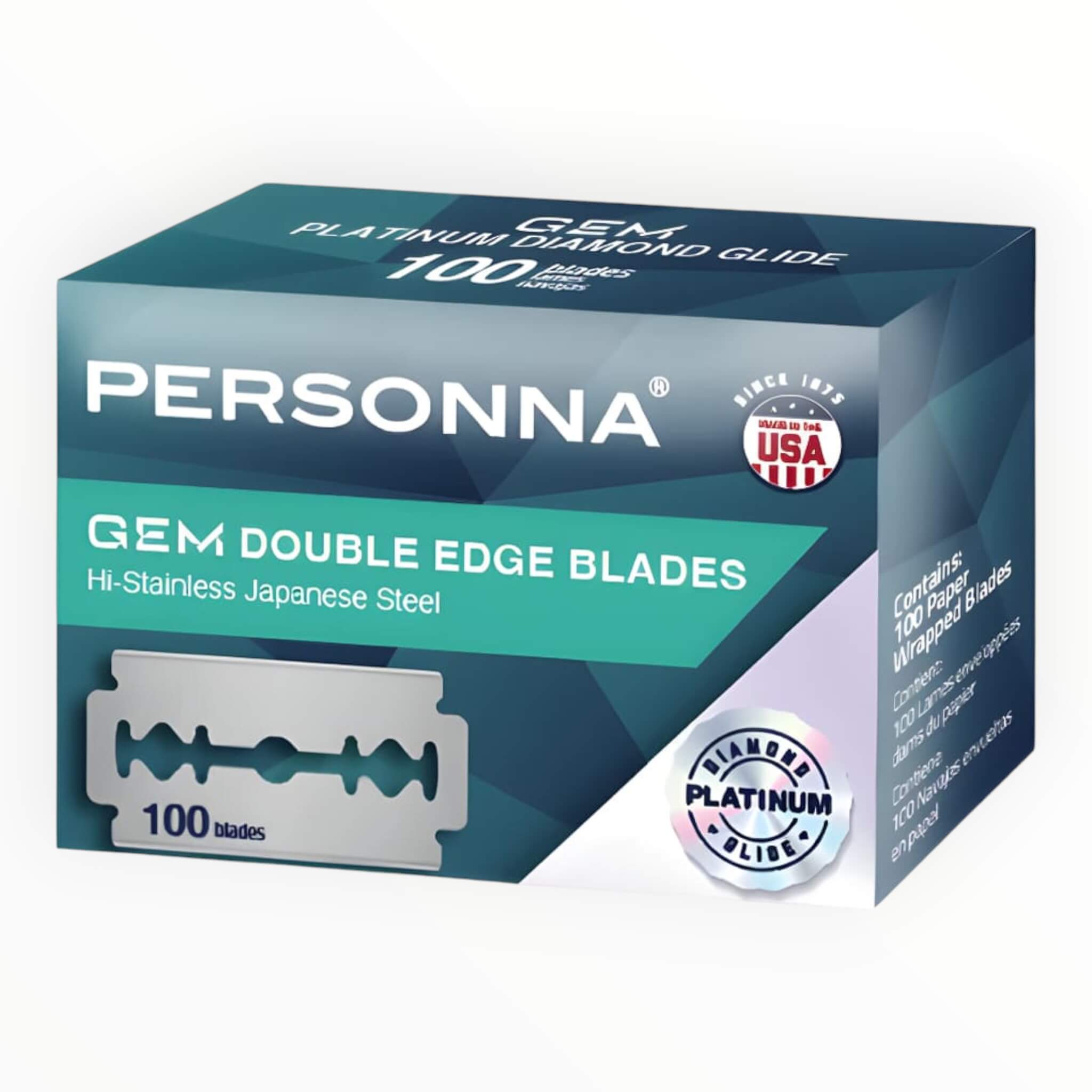 DE-Barberblade, GEM, 100 stk.