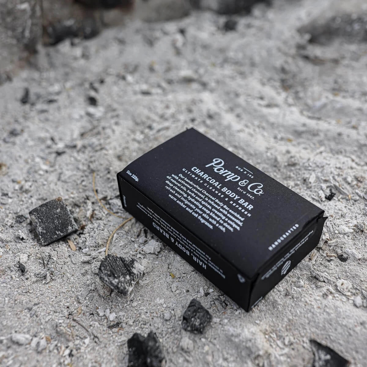 Charcoal Body Bar Soap, 120 gr.