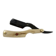 Straight Razor til udskiftelige blade, Bone