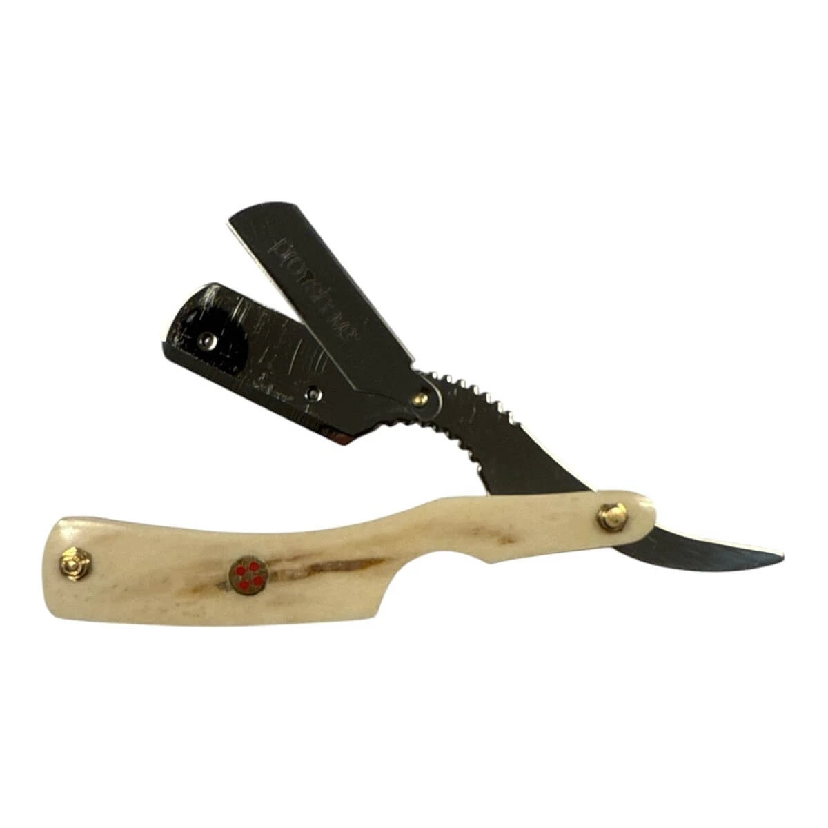 Straight Razor til udskiftelige blade, Bone
