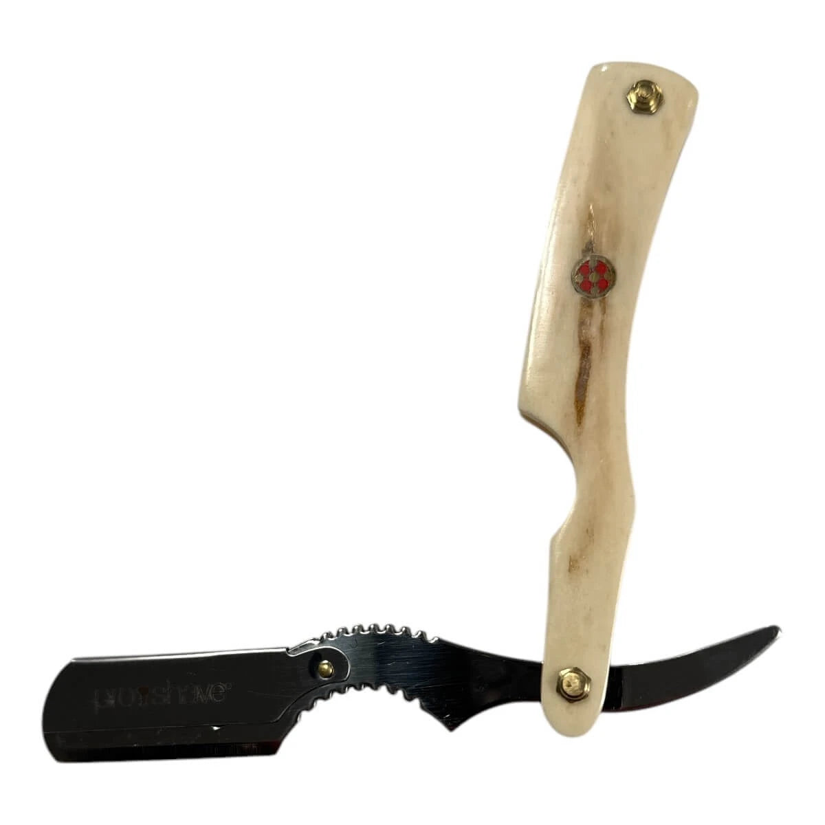 Straight Razor til udskiftelige blade, Bone