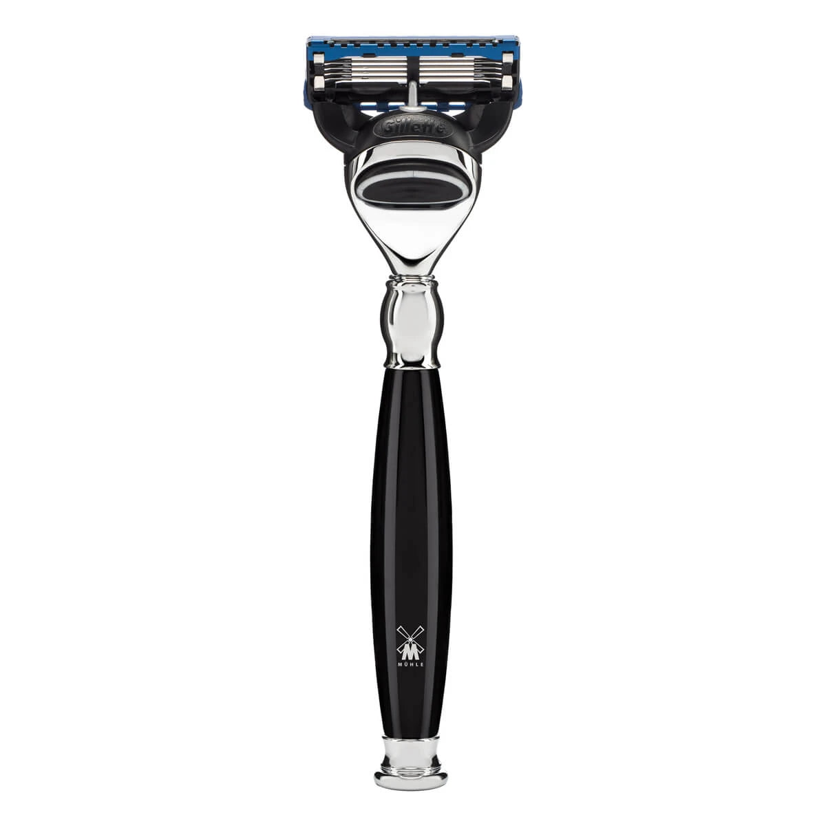 Gillette Fusion Skraber, Sophist, Sort Kunstharpiks