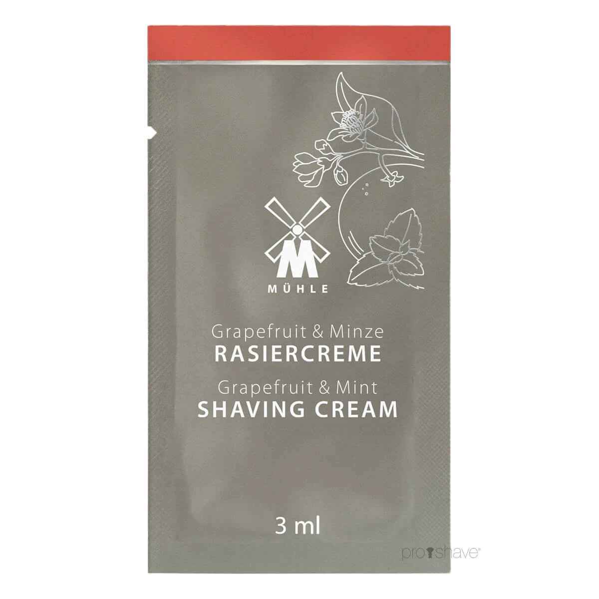 Barbercreme, Grapefrugt & Mint, SAMPLE