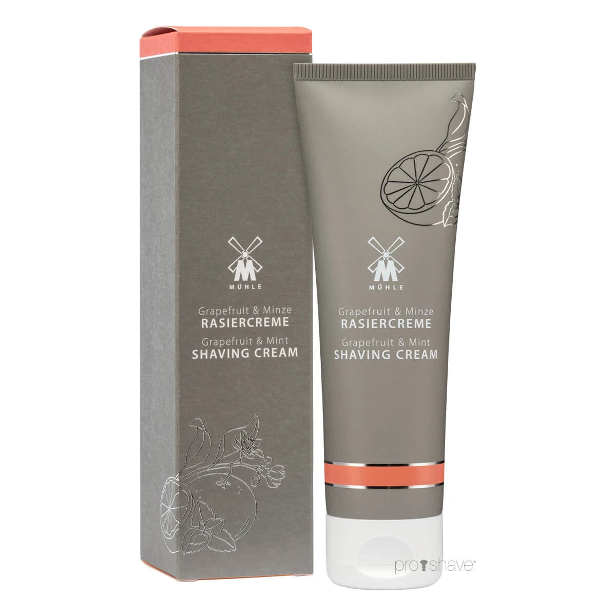 Barbercreme, Grapefrugt & Mint, 75 ml.