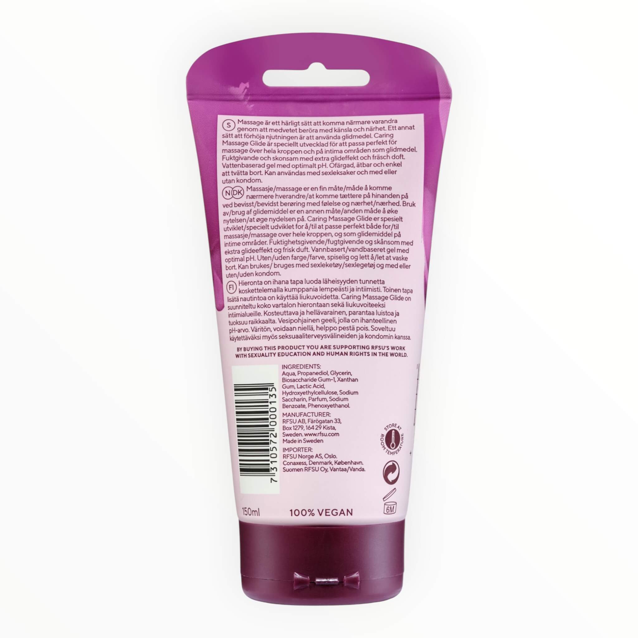 Caring Massage Glide - Glidecreme, 150 ml.