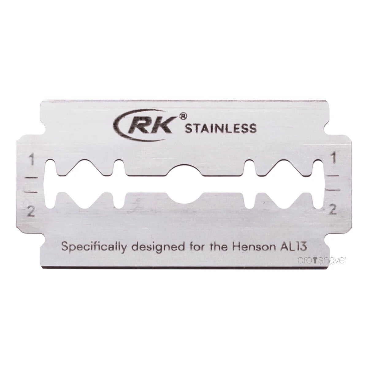 RK Shaving Stainless DE-Barberblade, 1 Stang, 20x5 stk. (100 stk.)