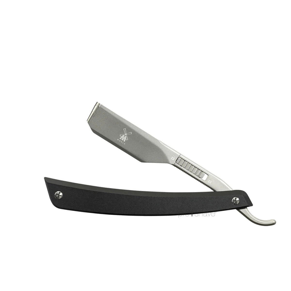 Straight Razor til udskiftelige blade, Enthusiast Pro, Sort