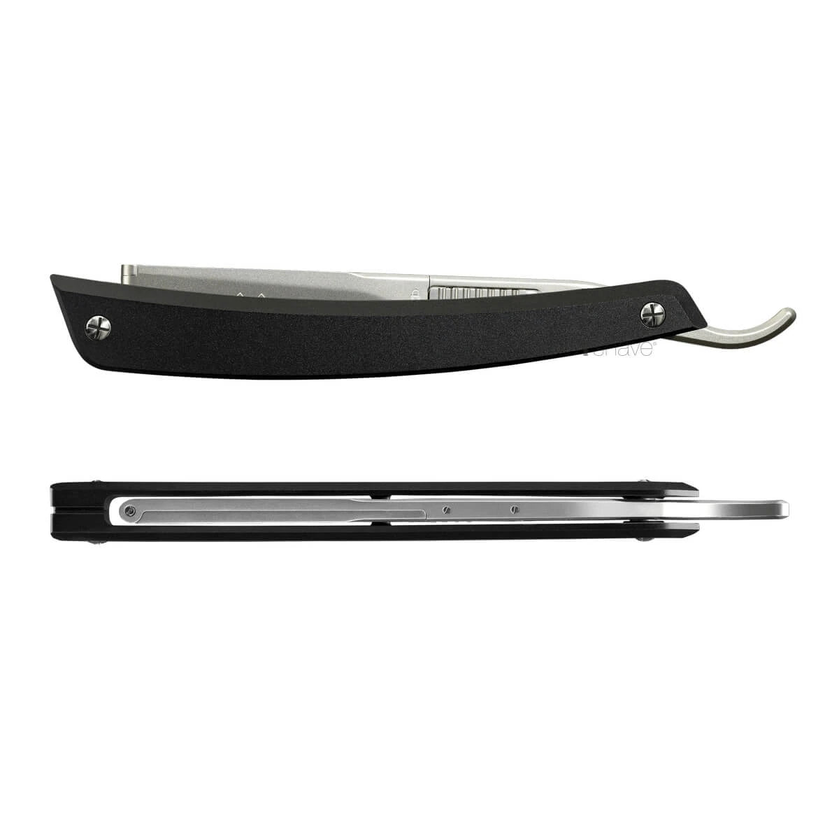Straight Razor til udskiftelige blade, Enthusiast Pro, Sort