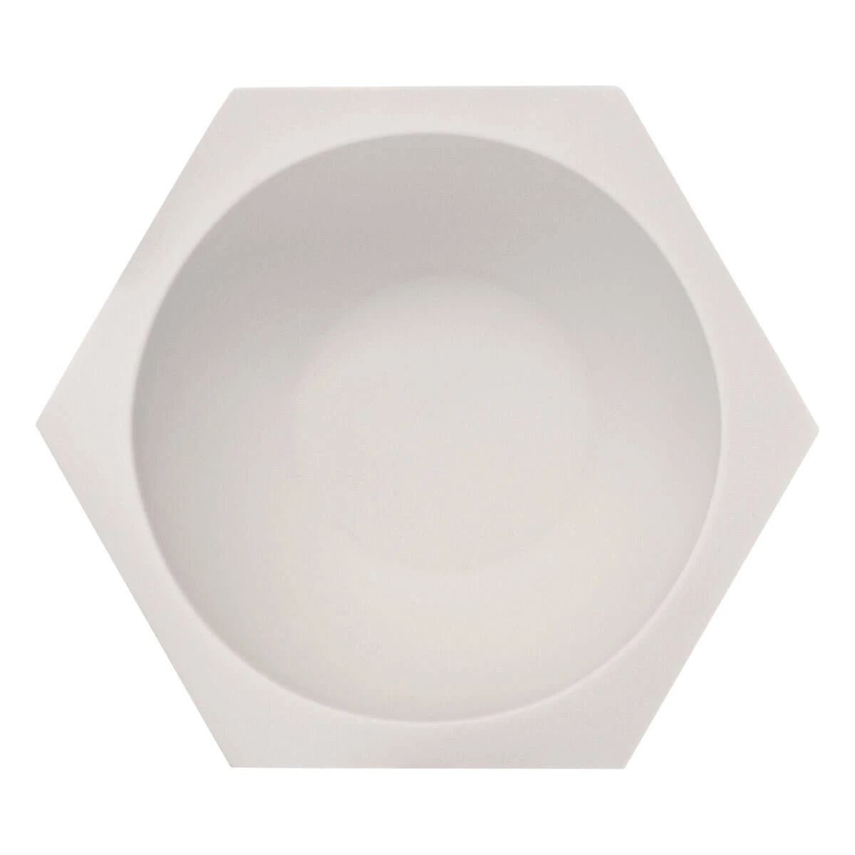 Sæbeskål, Hexagon, Hvid