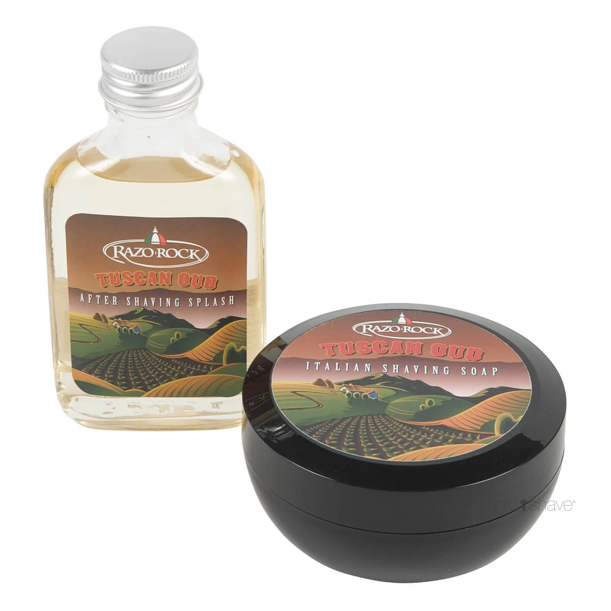 Tuscan Oud Sæt, Barbersæbe og Aftershave